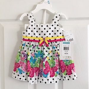 Allison Ann Polka Dot Butterfly Dress